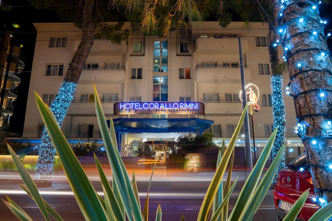 Hotel Corallo リミニ エクステリア 写真